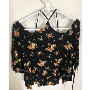 Floral off the shoulder top